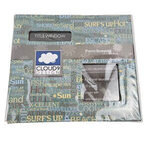 Cloud 9 Designs 8 x 8 Album Photo Banner Series II Beach Post Bound Fiskars